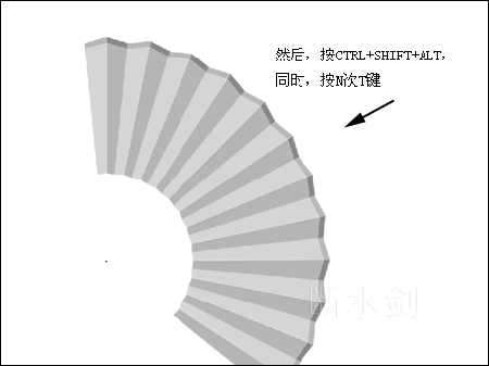 用Photoshop路径工具轻松绘制精美折扇