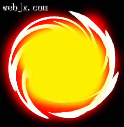Photoshop独特方法制作另类的火球