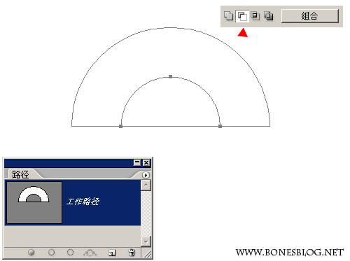 Photoshop路径巧绘几何试卷图