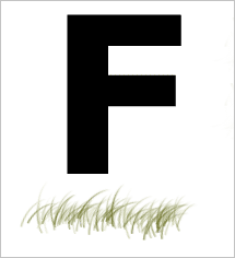 Photoshop画笔巧做青草字特效