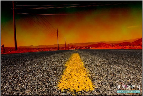 Photoshop合成教程：打造公路上狂奔的蜗牛
