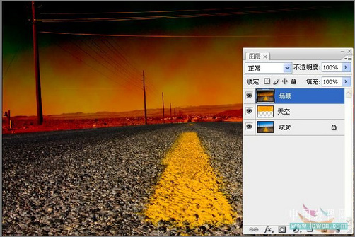 Photoshop合成教程：打造公路上狂奔的蜗牛