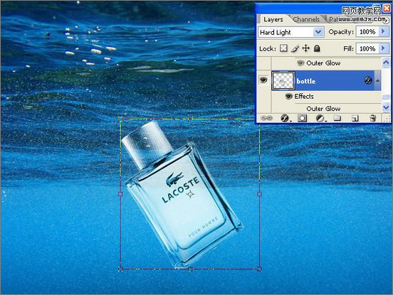Photoshop合成教程:制作Lacoste香水