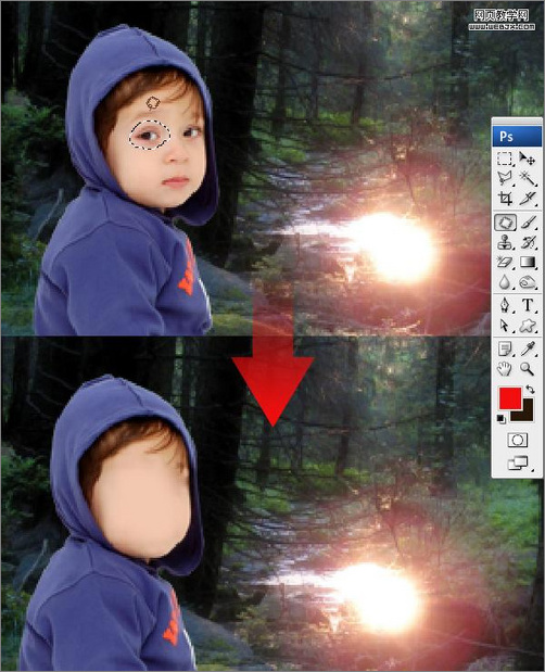 Photoshop合成经典恐怖电影的DVD封面
