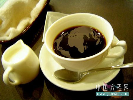 Photoshop实例教程：调制一杯创意咖啡