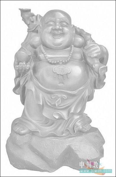 Photoshop教程：玩魔术，铜佛变玉佛