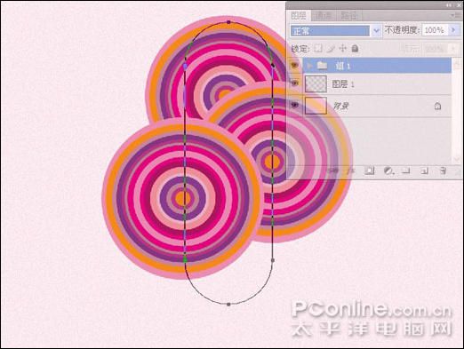 photoshop cs4 矢量风格太平洋女性视觉