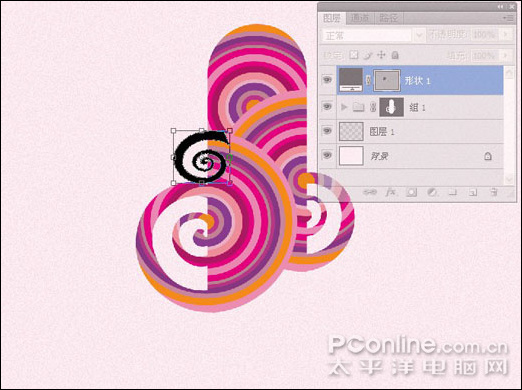 photoshop cs4 矢量风格太平洋女性视觉