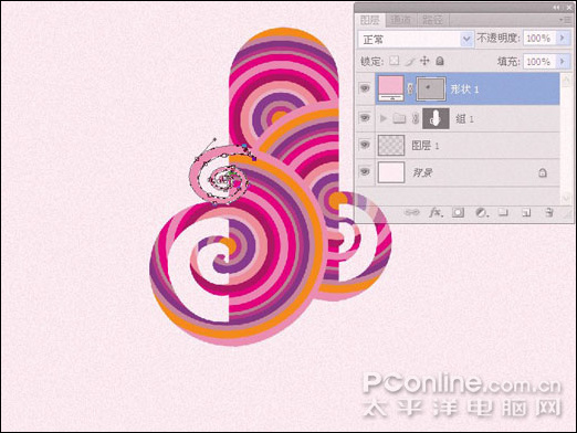 photoshop cs4 矢量风格太平洋女性视觉
