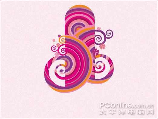 photoshop cs4 矢量风格太平洋女性视觉