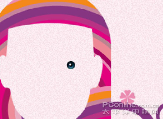 photoshop cs4 矢量风格太平洋女性视觉