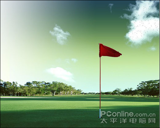 photoshop cs4 制作太平洋杯高尔夫邀请