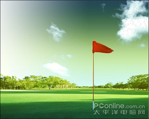 photoshop cs4 制作太平洋杯高尔夫邀请