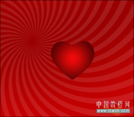 Photoshop教程：打造炫丽背景情人节贺卡