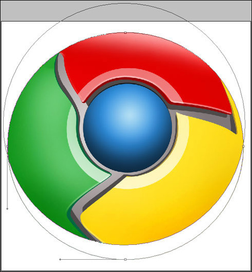 制作Google Chrome浏览器LOGO