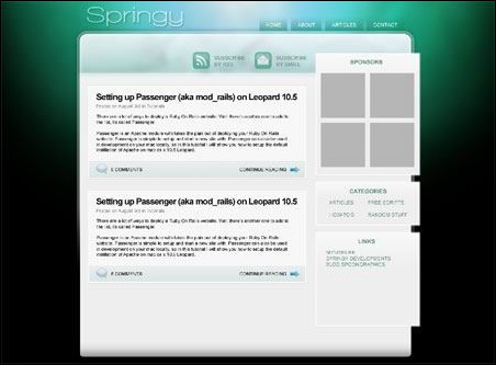 PS把PSD网站模板切图为XHTML CSS的网页