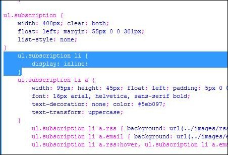 PS把PSD网站模板切图为XHTML CSS的网页