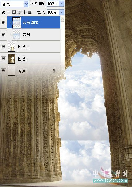 Photoshop精彩合成教程：天使骑士出征史诗场
