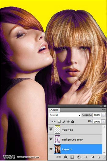 Photoshop教程:利用模特照片制作艺术海报