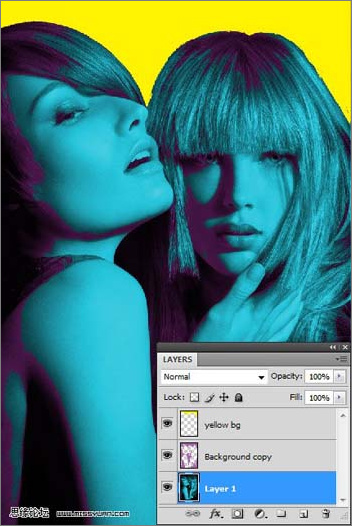Photoshop教程:利用模特照片制作艺术海报