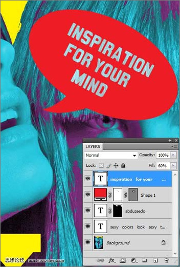 Photoshop教程:利用模特照片制作艺术海报