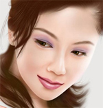 Photoshop美女系列实例教程集【一】 