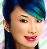 Photoshop美女系列实例教程集【一】 