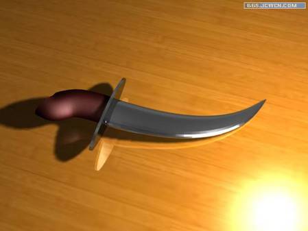3DMAX实例教程:用多边形制作精美匕首 3DMAX实例教程:用多边形制作精美匕首