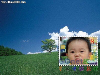 Photoshop打造邮票齿孔效果方法谈