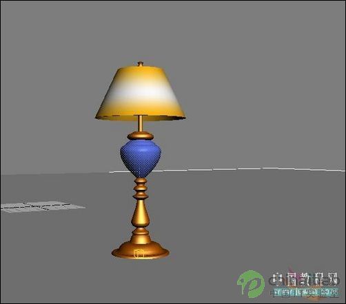 一盏铜油灯的建模及渲染