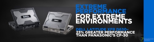 戴尔推Latitude XFR D630本 达军用标准 戴尔推Latitude XFR D630本 达军用标准