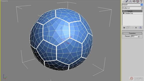 建模教程:教你用3D打造一个逼真足球