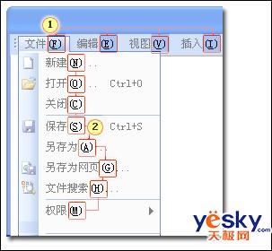 Office2003键盘操作基础知识自测题