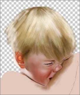 photoshop鼠绘哭泣的男孩过程 photoshop鼠绘哭泣的男孩过程