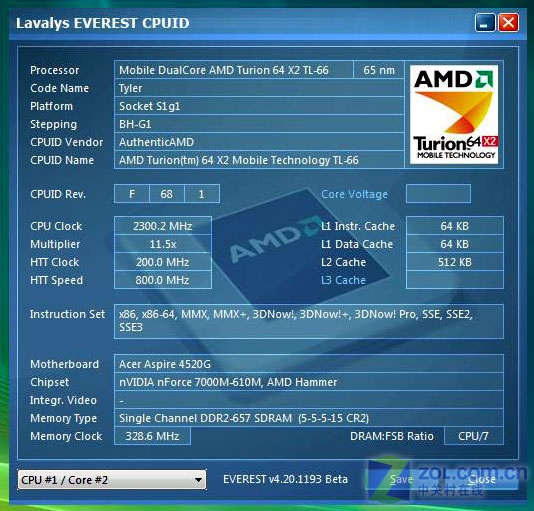 14英寸双核独显 Acer 4520G宝石本评测 