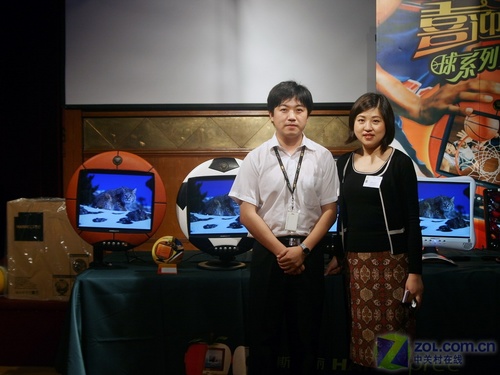 瀚斯宝丽发布3款奥运限量球形液晶(图) 