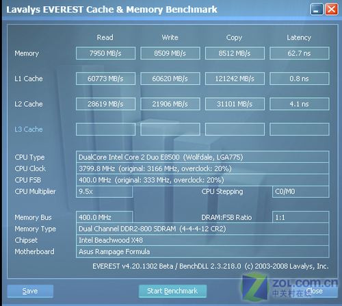 稳超至DDR2-1066 金泰克4GB内存评测 