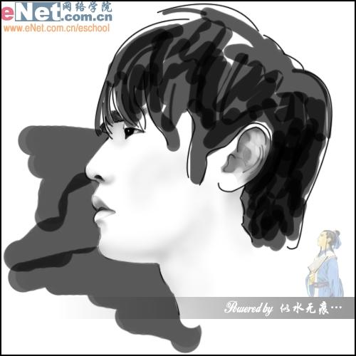 Photoshop实例:打造超酷天王周杰伦(3)
