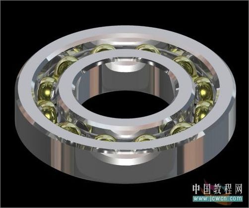 AutoCAD实例教程：轴承建模全过程