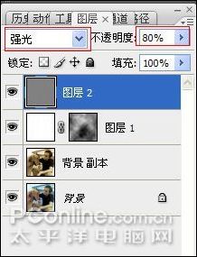 Photoshop打造张国荣陈年旧照