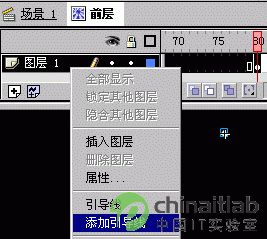 使用Flash引导线制作雪花飘飘动画_中国IT实验室整理转载