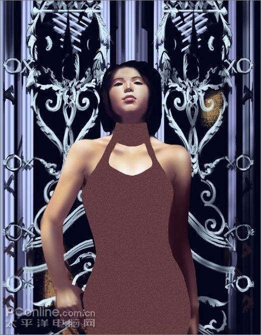 Photoshop绘制《女刺客》插画 Photoshop绘制《女刺客》插画