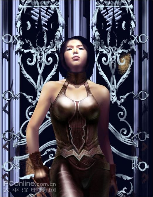 Photoshop绘制《女刺客》插画 Photoshop绘制《女刺客》插画