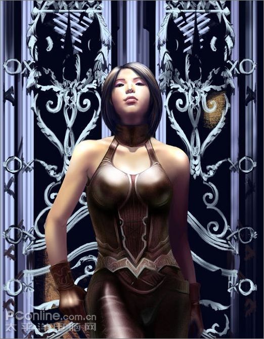 Photoshop绘制《女刺客》插画 Photoshop绘制《女刺客》插画