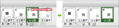 Photoshop CS3制作动画:设定帧过渡 Photoshop CS3制作动画:设定帧过渡