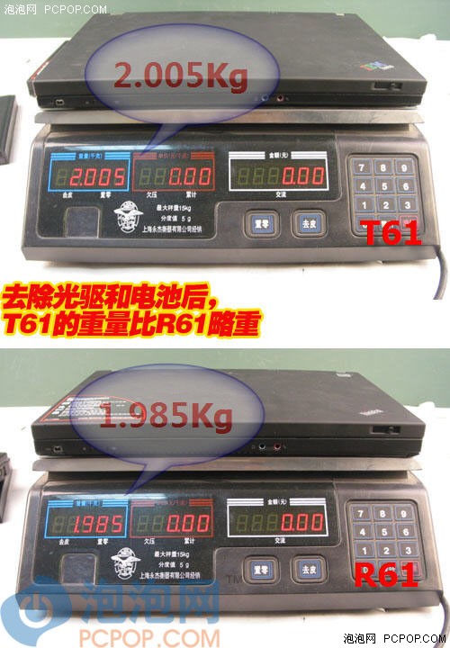 近万元差异选哪个?T61与R61拆解对比