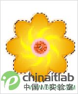 Photoshop制作儿童卡通鲜花文字
