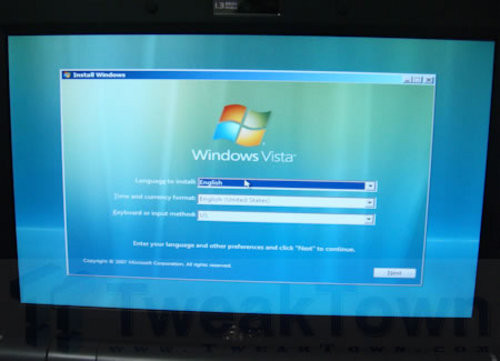 国外网友在10英寸易PC装Vista 顺利运行 