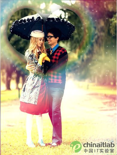 Photoshop营造出浪漫甜蜜的效果