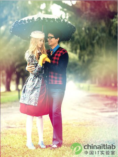 Photoshop营造出浪漫甜蜜的效果